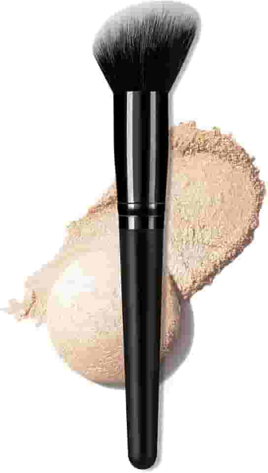 Pincel de contorno único - cabeça angular precisa, cerdas sintéticas densas para produtos de contorno de creme, pó e líquido, ideal para definir maçãs do rosto, mandíbula e nariz - Ferramenta de