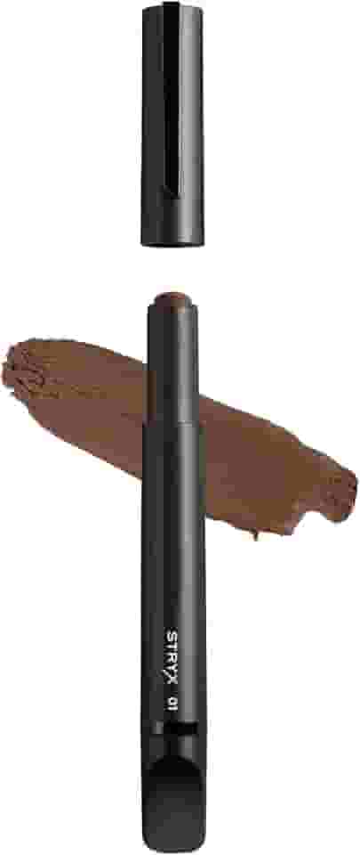 Stryx Ferramenta de corretivo para homens, eclipse escuro - pigmentos naturais escondem imperfeições, acne, queimaduras de lâmina, cicatrizes e rosácea - Tons altamente adaptáveis para cobertura fácil