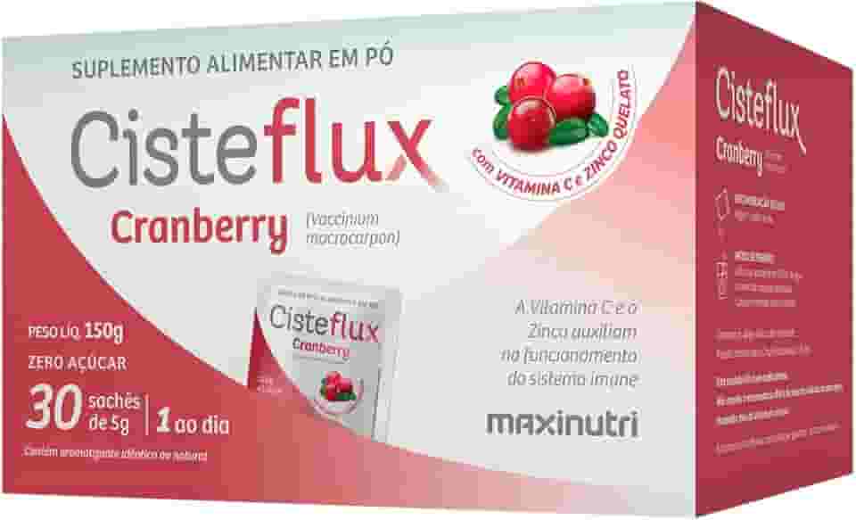 MaxiNutri Cisteflux Cranberry Display (30 Sachês De 5G) Único
