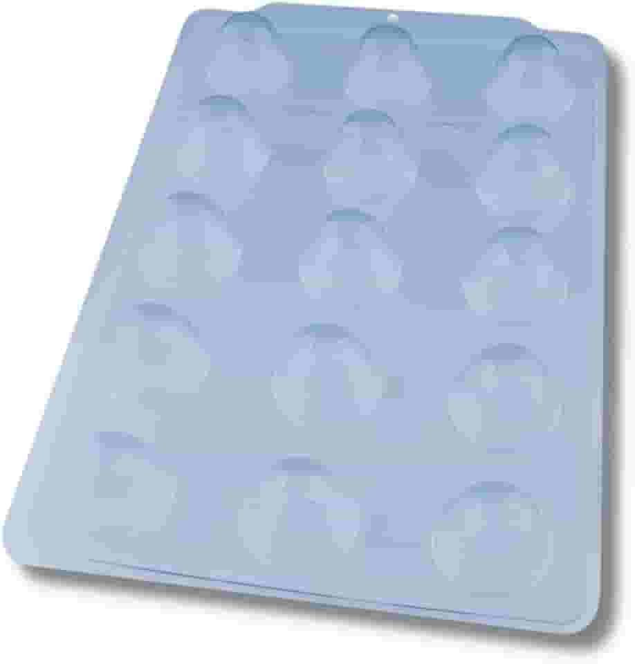 Forma para Trufa Grande SP 90, Kit para Chocolate e Bombons, Papel Branco, 400 Unidades