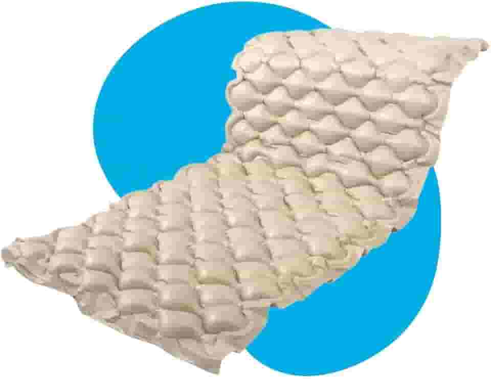 Colchão Pneumatico Avuslo Anti Escaras, Para Reposição, suporta até 130Kg, Com Kit de Reparo e Mangueira.