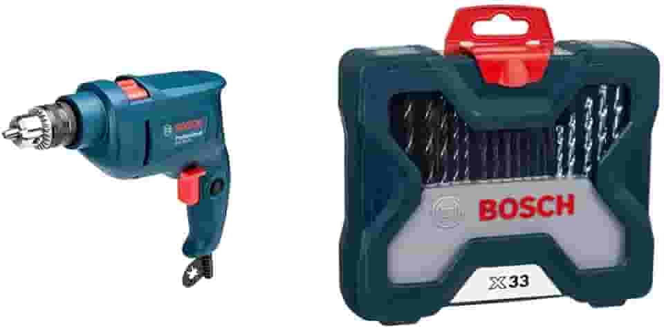 Bosch GSB 450 RE Kit X-Line 33pç: Furadeira Combinada, 1,6 kg, Alimentada por Bateria