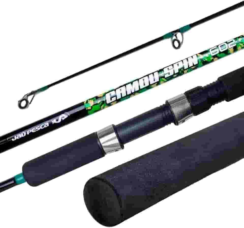 Vara de Pesca Jaú Pesca Camou Spin, 1,80m, 15-30 lbs, 2 Partes