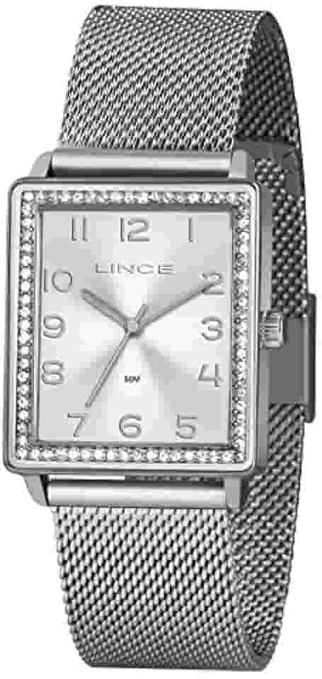 Relógio Lince Feminino Ref: Lqm4665l S2sx Retangular Prateado