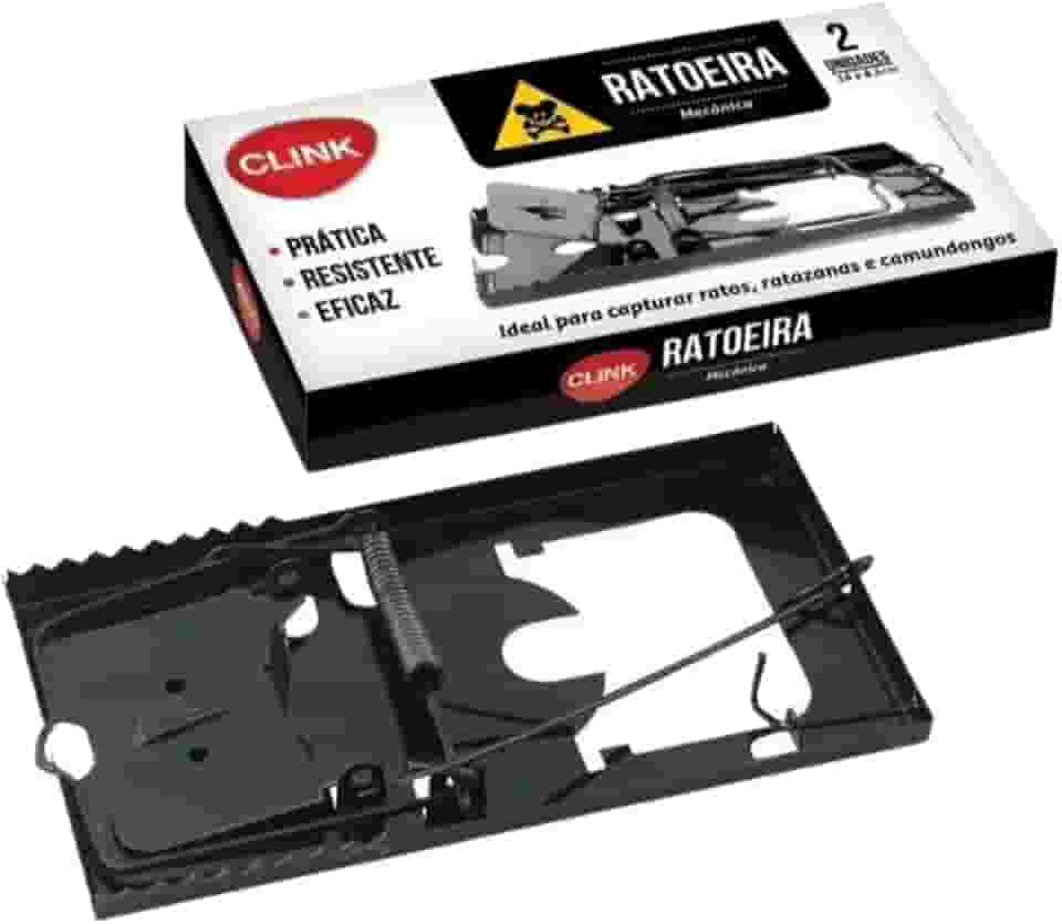 Ratoeira Mecânica c/ 2 Uni - Clink