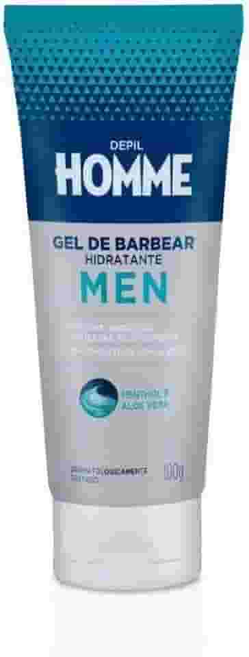 Gel de Barbear Hidratante Depil Homme Masculino DEO 100g