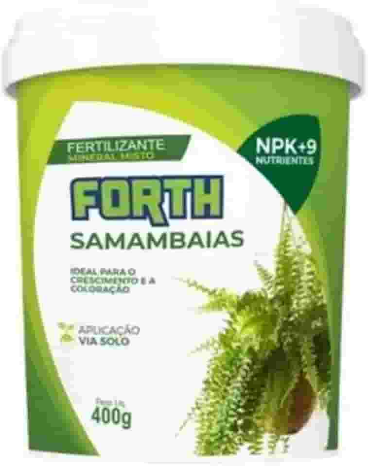 Fertilizante Adubo Forth Samambaias 400g Npk+9 Nutrientes