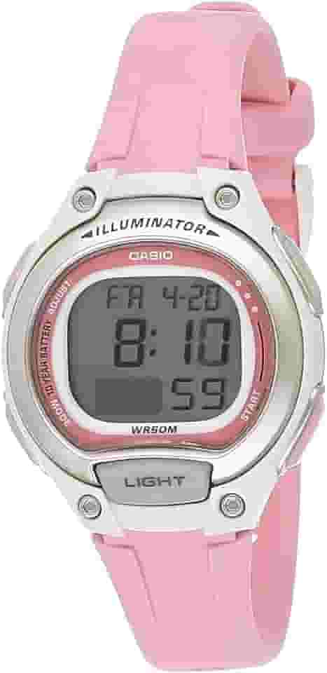 Relógio Feminino Casio Digital LW-203-4AVDF - Rosa/Branco