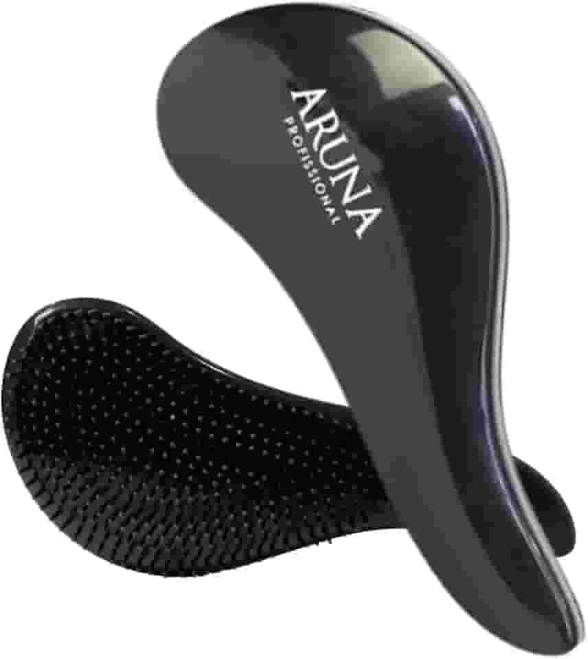 Escova Mágica de Cabelo - Ação Anti-frizz e Circulação Sanguínea do Couro Cabeludo Escove seus Cabelos sem Quebrar e Danificar os Fios (Preta)