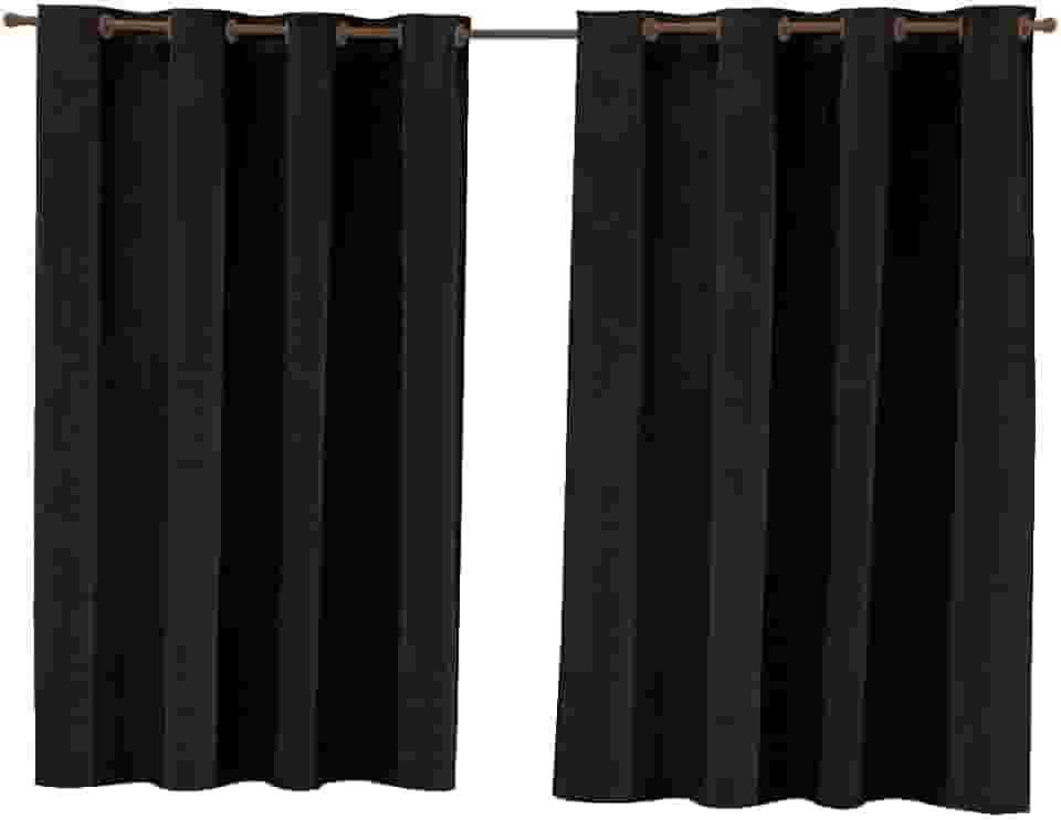 Cortina Blackout Corta Luz 220cm x 130cm - Preto