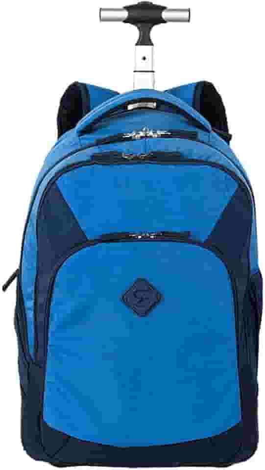 Mochila Escolar Sestini Rolling 2 Double com 2 Compartimentos, Azul