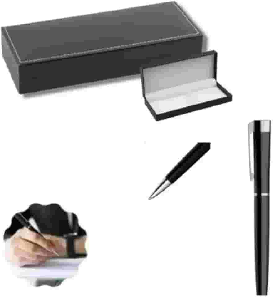 Caneta Esferográfica de Metal Social Luxo com Estojo