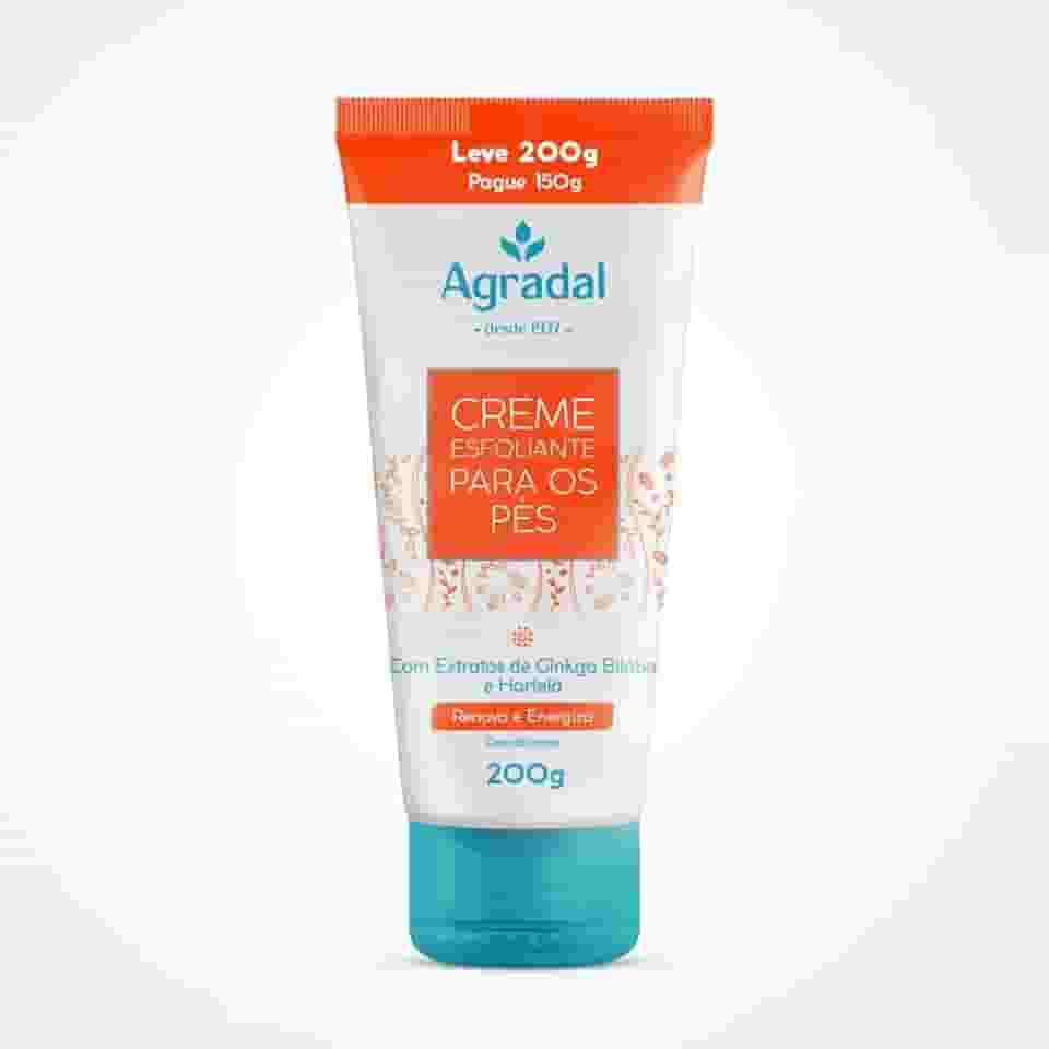Agradal Creme Esfoliante Para Os Pés 200G