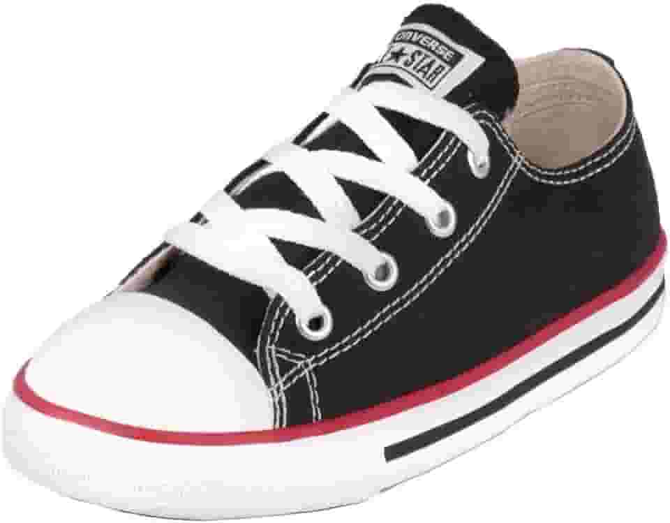 Tênis Converse All Star Infantil Chuck Taylor Ox Preto/Vermelho/Preto 22