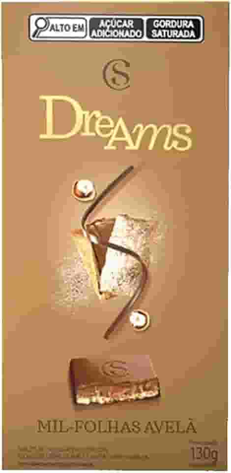Tablete Dreams Mil Folhas Avelã 130G Cacau Show