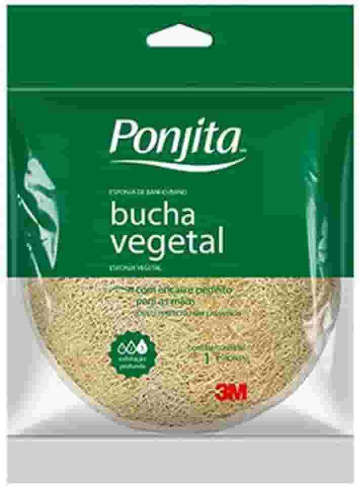 3M, Bucha Vegetal Ponjita, Redonda, Esfoliação Profunda, 1 Unidade