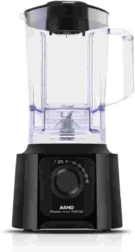 Liquidificador Arno Powermax 700W LN50, Preto com 4 Lâminas Powelix, 3,1L de Capacidade Total e Alta Performance, 110V