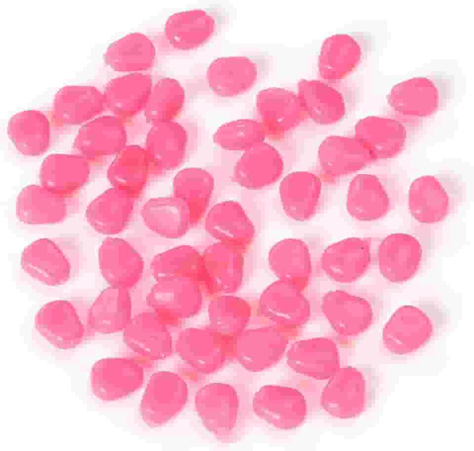 Isca de peixe de grão de milho 50 peças - Iscas de pesca de silicone rosa para água doce e salgada iscas de carpa com aparência realista e sabor de milho doce