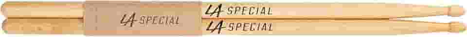 promark Baquetas de bateria LA Specials - Baquetas 5B - Conjunto de baquetas para bateria acústica ou eletrônica - Ponta oval de madeira - Baquetas de nogueira - Peso e tom consistentes - 3 pares