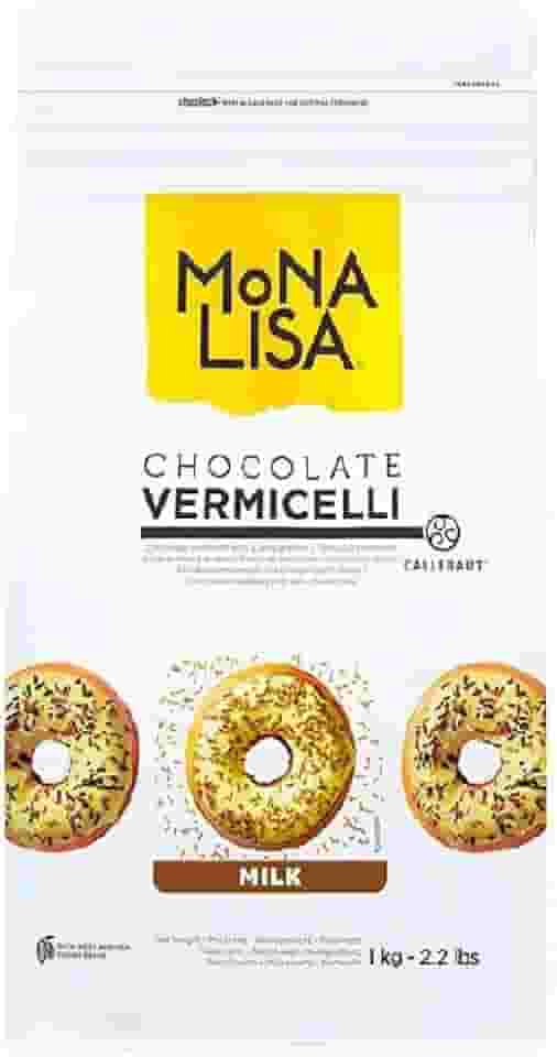 Granulado Choc Belga Milk Monalisa Vermicelli 1kg Callebaut
