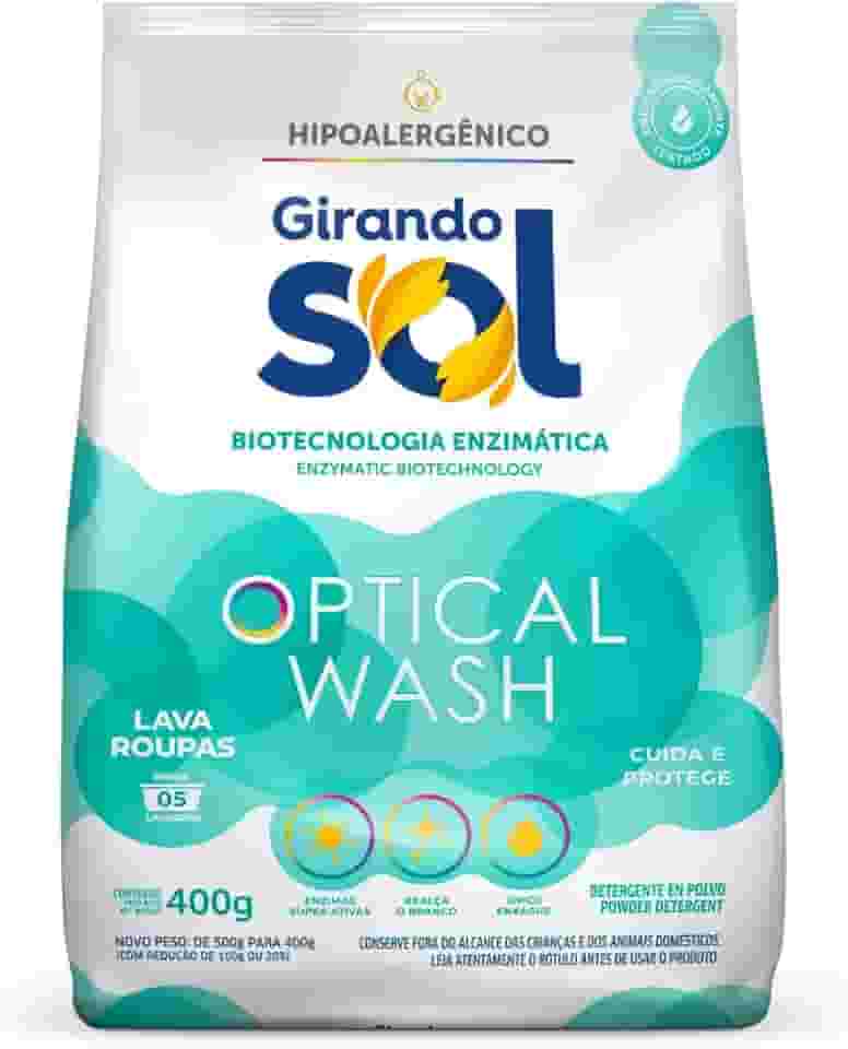 Girando Sol Lava Roupas Em Pó Hipoalergênico 400G