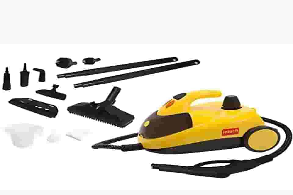 Vaporizador e Higienizador 1500W Vapor Clean VAPORCLEAN-127V com 14 acessórios Intech Machine (127V), Amarelo