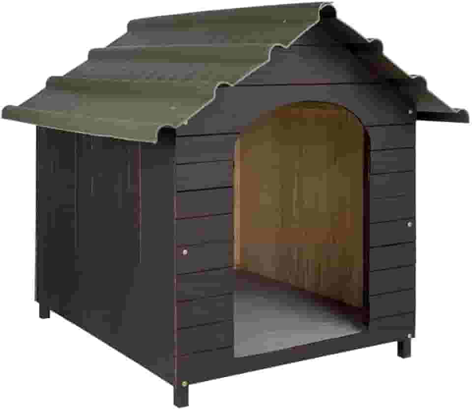 Casa Casinha De Cachorro Telhado Ecológico Extra Gigante N8 (Tabaco)