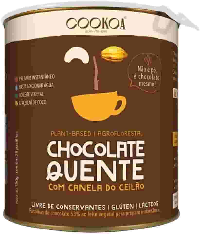 Chocolate Quente com Canela do Ceilão em Pastilha Vegano 150g