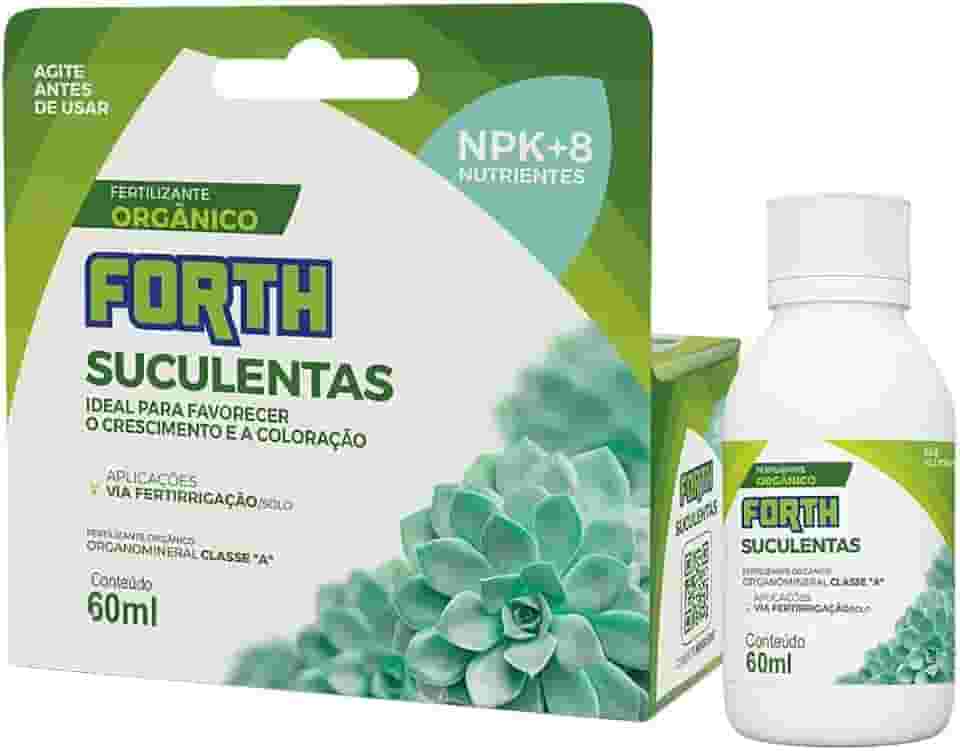Forth Suculentas 60ml - Fertilizante Líquido Alto Rendimento