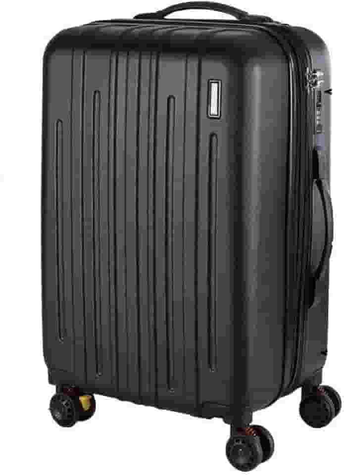 Mala de Bordo em ABS Com 4 Rodas 360 - AeroMalas Chile (Preto)