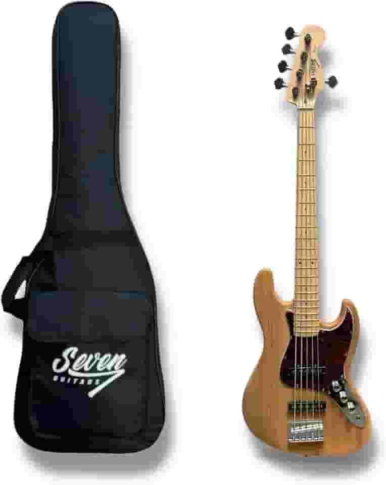 Contrabaixo Jazz Bass Seven 5 Cordas Sjb-57 NT Com Bag