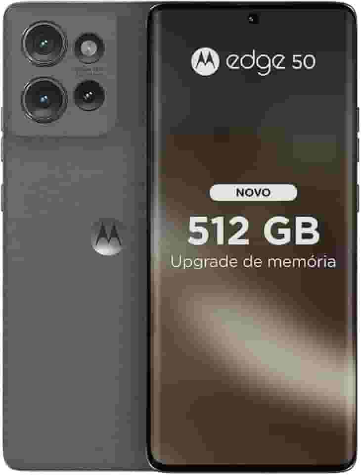 Smartphone Motorola Edge 50 5G - 512GB 24GB (12GB RAM+12GB Ram Boost) 50MP Sony Camera Moto AI Ultrarresistencia militar - Grey