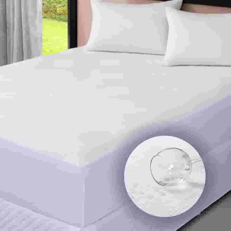 Protetor De Colchão King Impermeavel Tecido Jacquard Com Lateral Adaptavel Protege Seu Colchão Respiravel e Antialergico