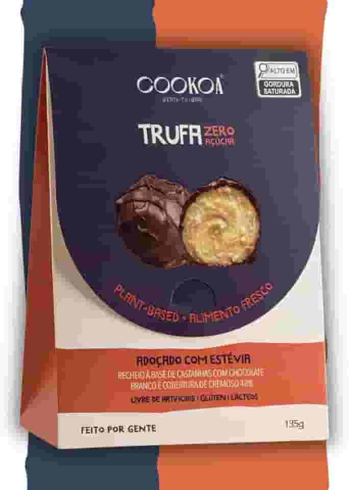 Trufa ZERO açúcar com Ganache Branco