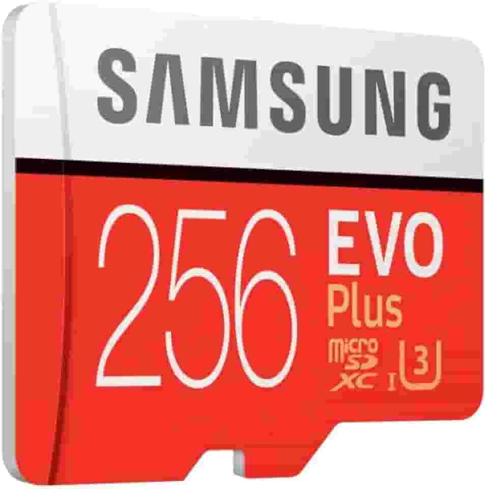 SAMSUNG 256 GB EVO Plus MicroSDXC com anúncio, Laranja