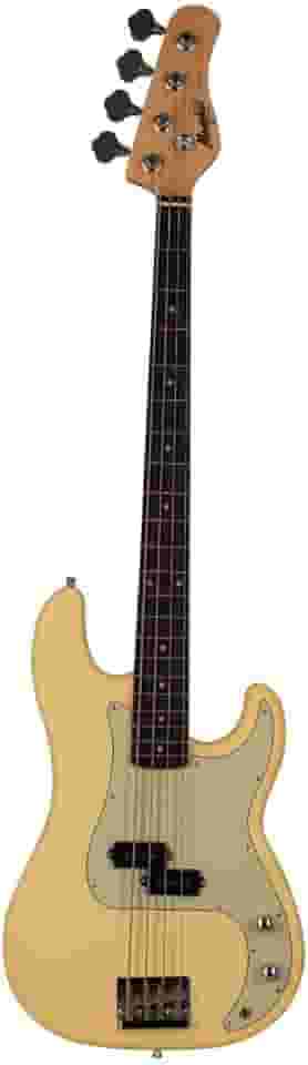 Contra-baixo passivo 4 cordas Olympic white satin MB-40 Memphis