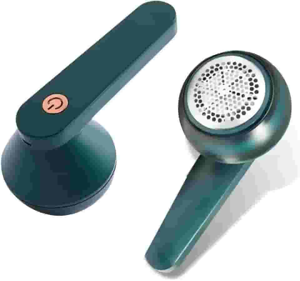 Papa Bolinhas Elétrico Portátil Recarregável Removedor de Fiapos e Pelos USB com Lâmina Afiada de Aço Inox Ideal para Roupas Sofás e Tecidos em Geral Premium