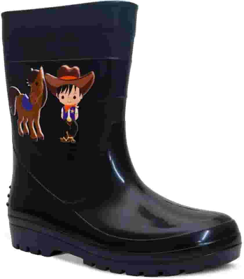 Bota Infantil Masculina Nº 25 ao 34 Botinha Galocha Menino Country Cowboy 09.49