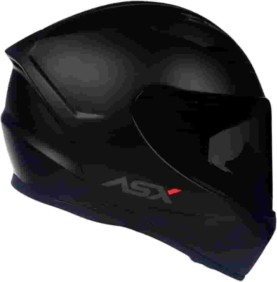 Capacete Moto ASX City Solid Preto Fosco