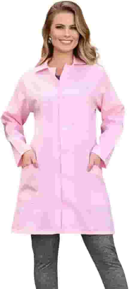 Jaleco Avental Feminino, Malha oxford não amassa.