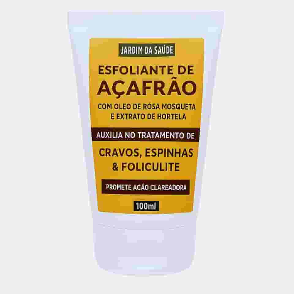 Creme Clareador de Açafrão - Com Rosa Mosqueta Foliculite, Clareamento, Trata Acne, Espinhas