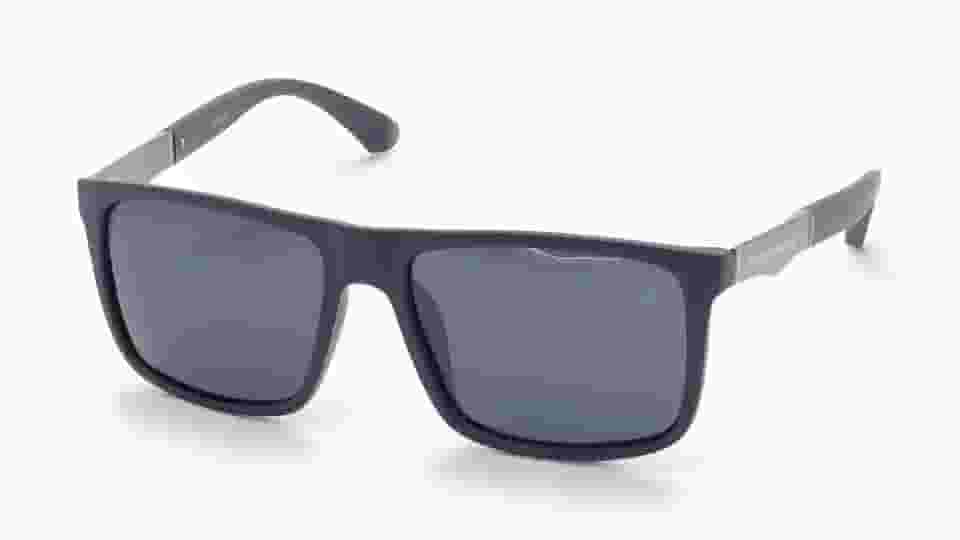 Óculos de Sol Casual Polarizado Masculino Polo London Club, Lente UV400 Kit contém Case Couro ECO