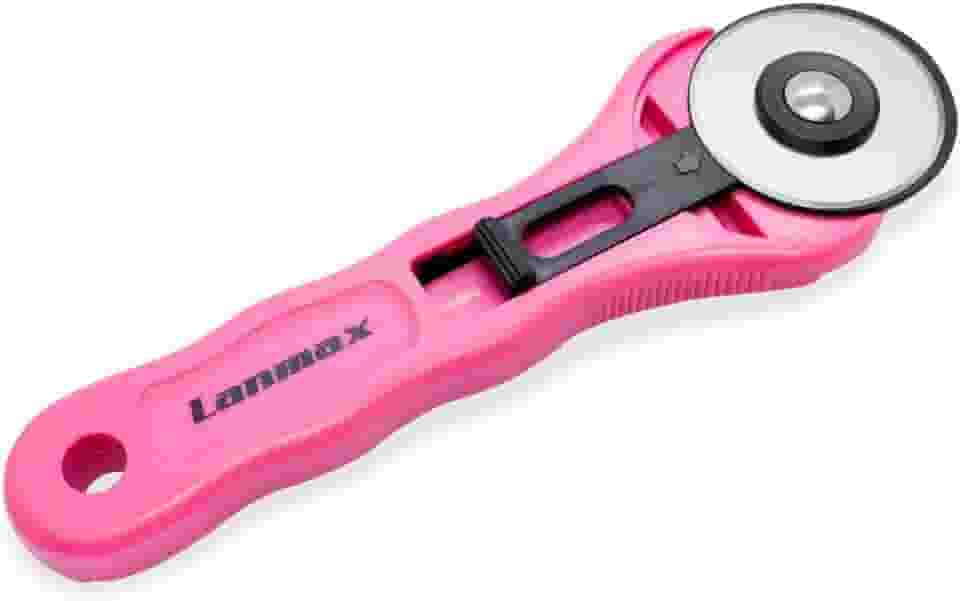 Cortador Circular 45mm Rosa Profissional Patchwork Scrapbook