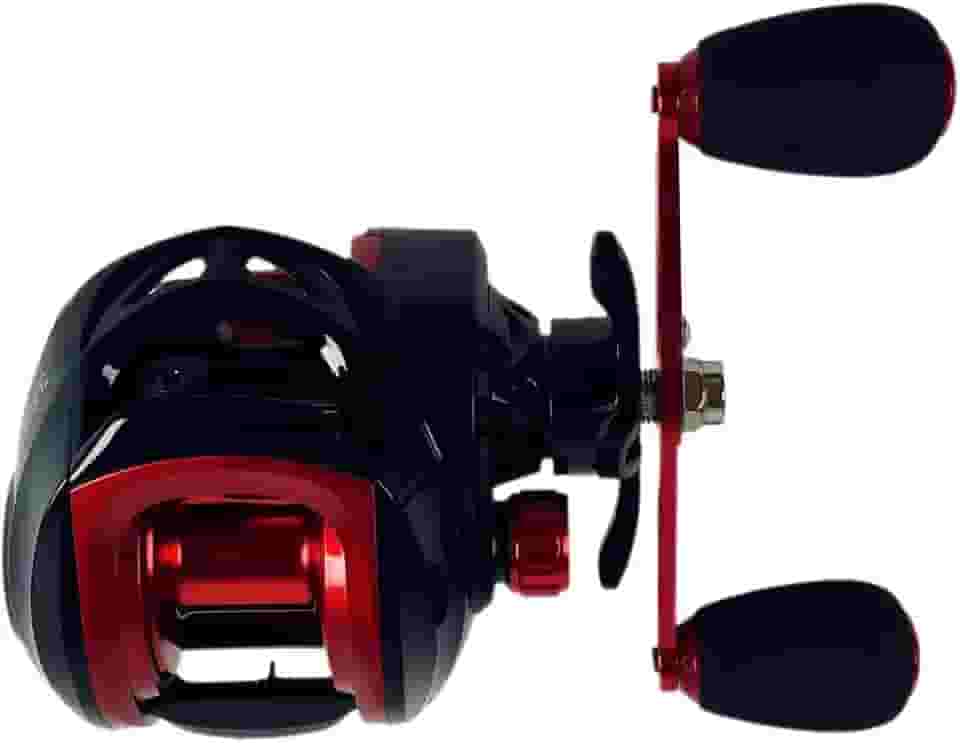 Carretilha Baitcaster Anti-Backlash 19+1 Rolamentos, Alta Velocidade 8.1:1, Força de Tração 15kg, Carretilha para Pesca Esportiva Profissional