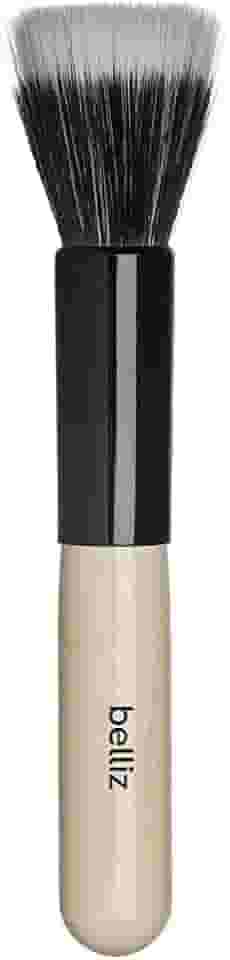 Pincel Marfim Duo Fibra, Belliz, Preto/Bege/Branco