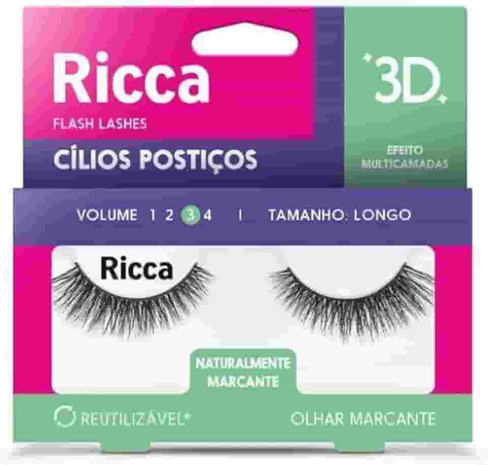 RICCA CÍLIOS 3D VOL. 03 LONGO - 408