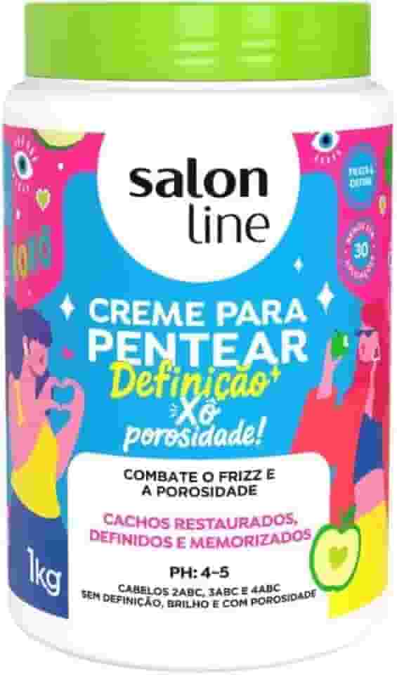 SALON LINE CREME PENTEAR DEFINICAO CACHOS XO POROSIDADE 1KG