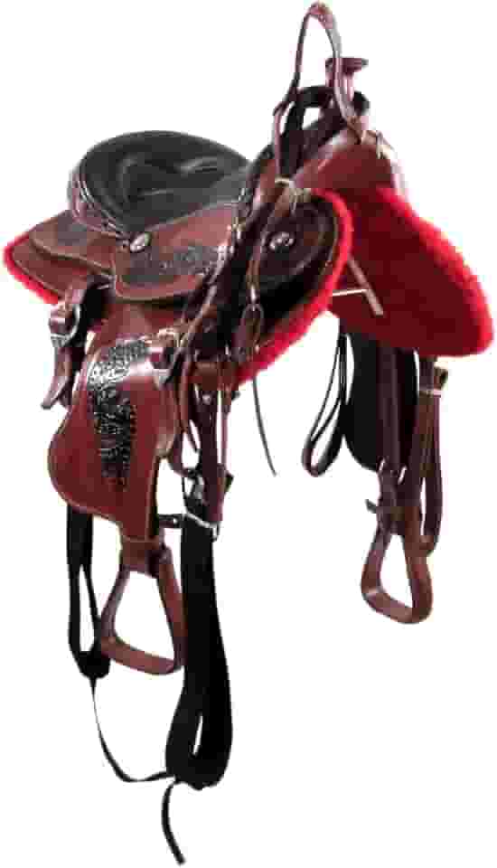 Sela de Cavalo Americana Quarto de Milha Tradicional Havana 16 Polegadas