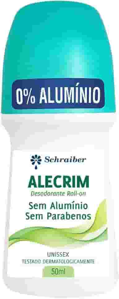 Desodorante Roll-On Schraiber Alecrim Sem Alumínio Sem Parabenos 50mL