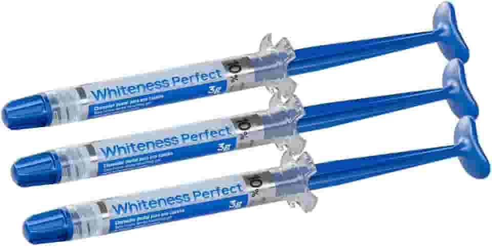 Kit 3 Clareador Dental Caseiro Whiteness Perfect 10% Fgm
